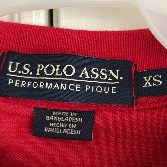 US POLO ASSN. RED POLO SHIRT - Picture 7 of 17